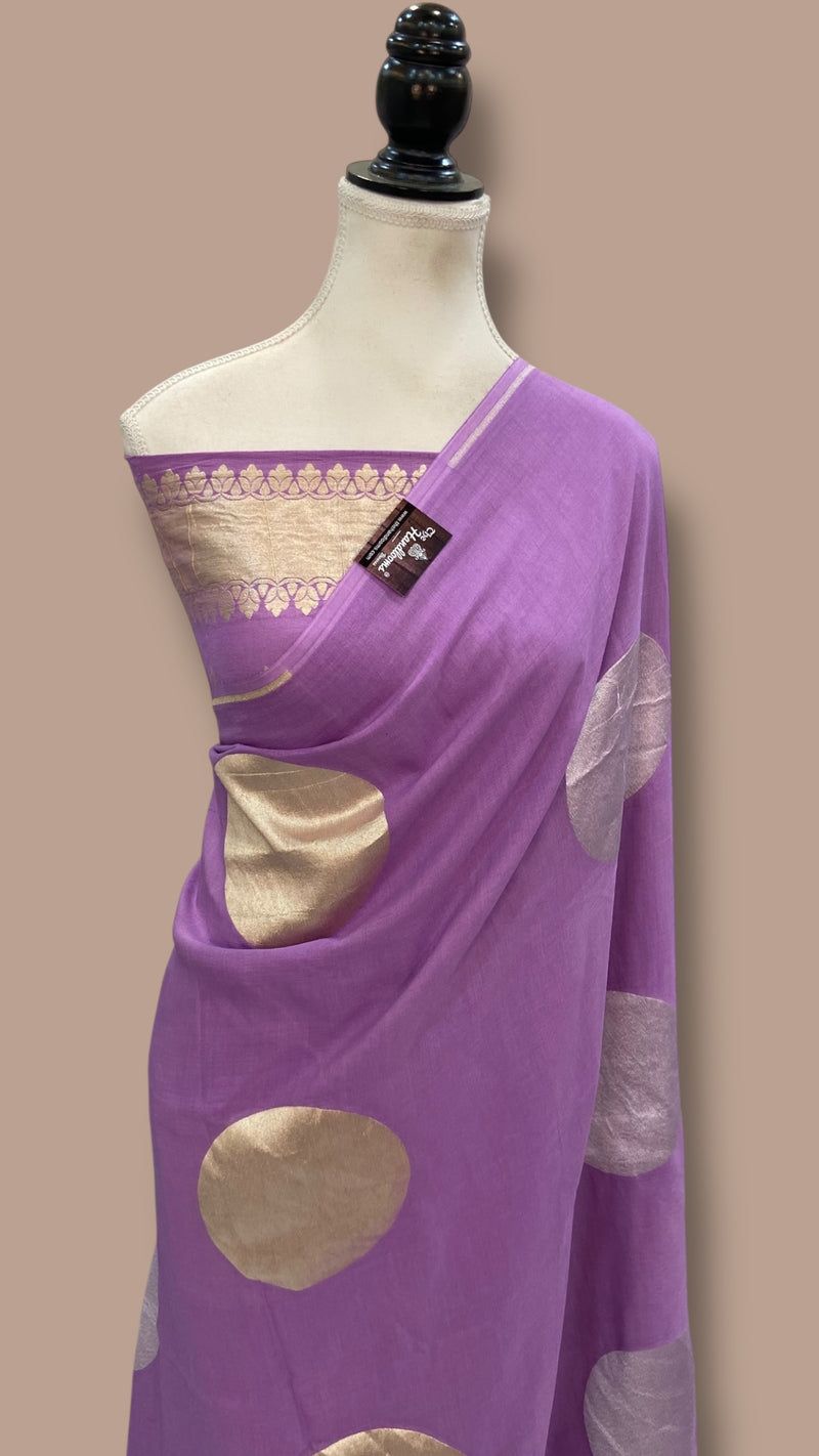 Moonga Georgette Handloom Banarasi Saree - The Handlooms