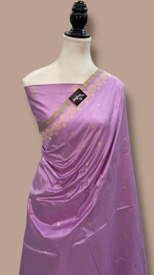 Pure Katan Silk Banarasi Handloom Saree - All Over Kadua Motifs - The Handlooms