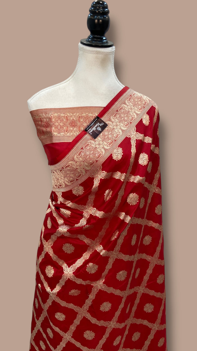 Dia Mirza in Pure Katan Silk Banarasi Handloom Saree - The Handlooms