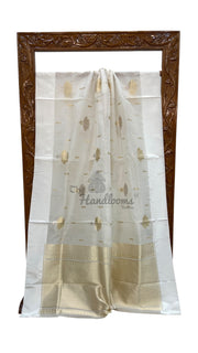 Pure Kora Handloom Banarasi Saree - The Handlooms