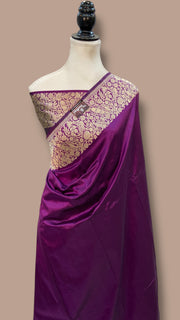 Pure Katan Silk Banarasi Handloom Saree - The Handlooms