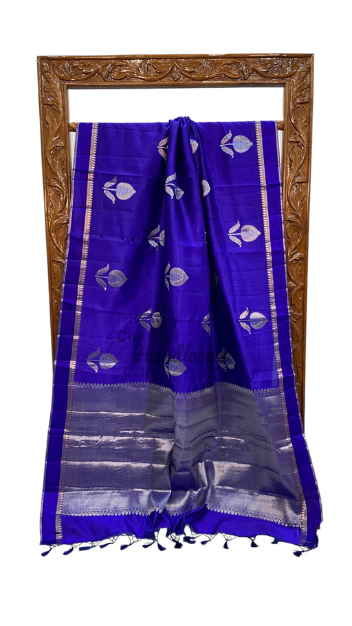 Pure Mango Silk Banarasi Handloom Saree - The Handlooms