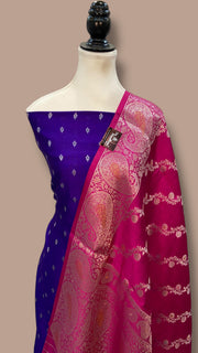 Pure Mango Silk Dress Material - The Handlooms