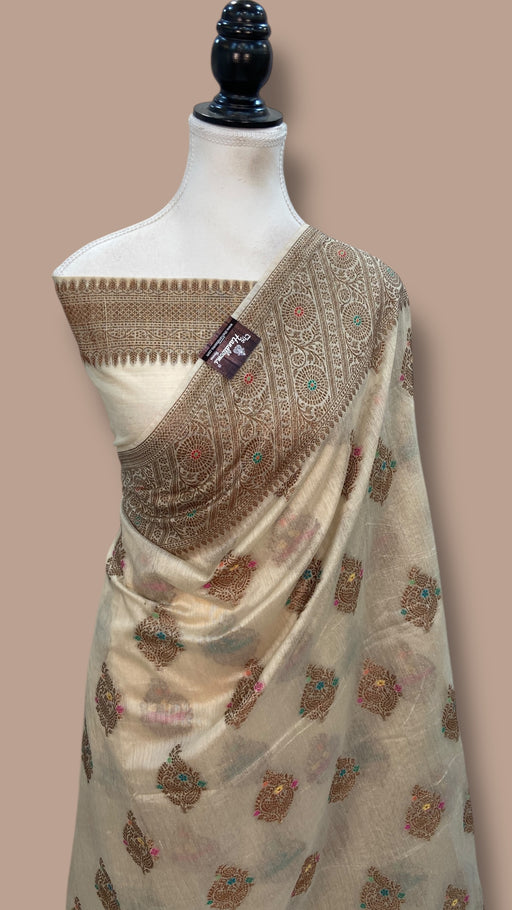 Pure Moonga Silk Handloom Banarasi Saree - The Handlooms