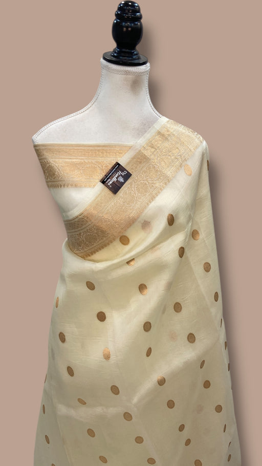 Pure Kora Handloom Banarasi Saree - The Handlooms