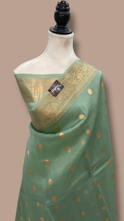Pure Kora Handloom Banarasi Saree - The Handlooms