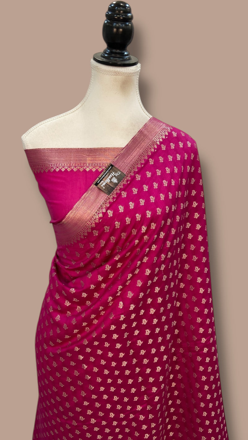 Pure Chiniya Silk Khaddi Handloom Banarasi Saree
