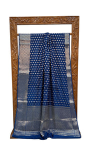 Pure Chiniya Silk Khaddi Handloom Banarasi Saree - The Handlooms
