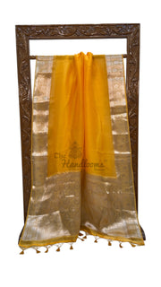 Pure Kora Silk Handloom Banarasi Saree - The Handlooms