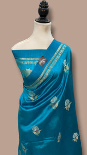 Pure Mango Silk Banarasi Handloom Saree - The Handlooms