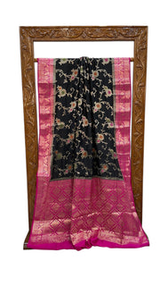 Pure Chiniya Silk Handloom Banarasi Saree - The Handlooms