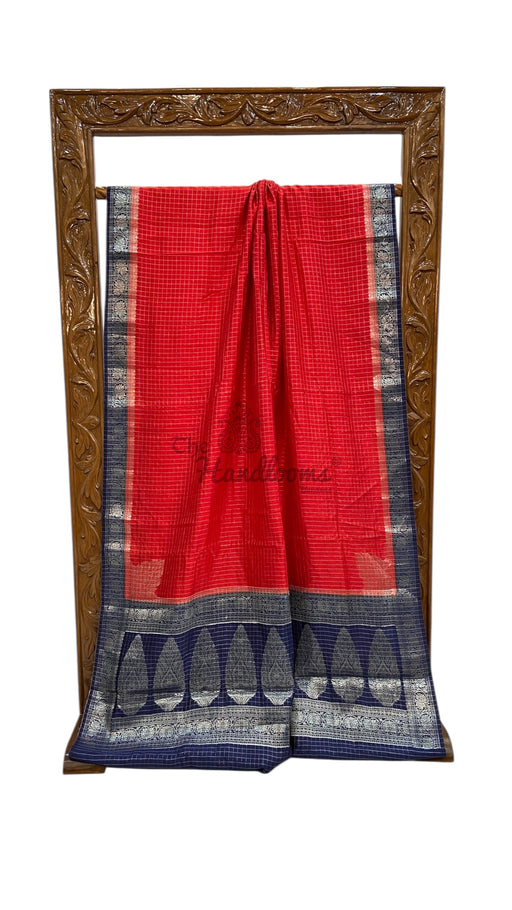 Pure Chiniya Silk Handloom Banarasi Saree - The Handlooms