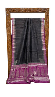 Pure Chiniya Silk Handloom Banarasi Saree - The Handlooms