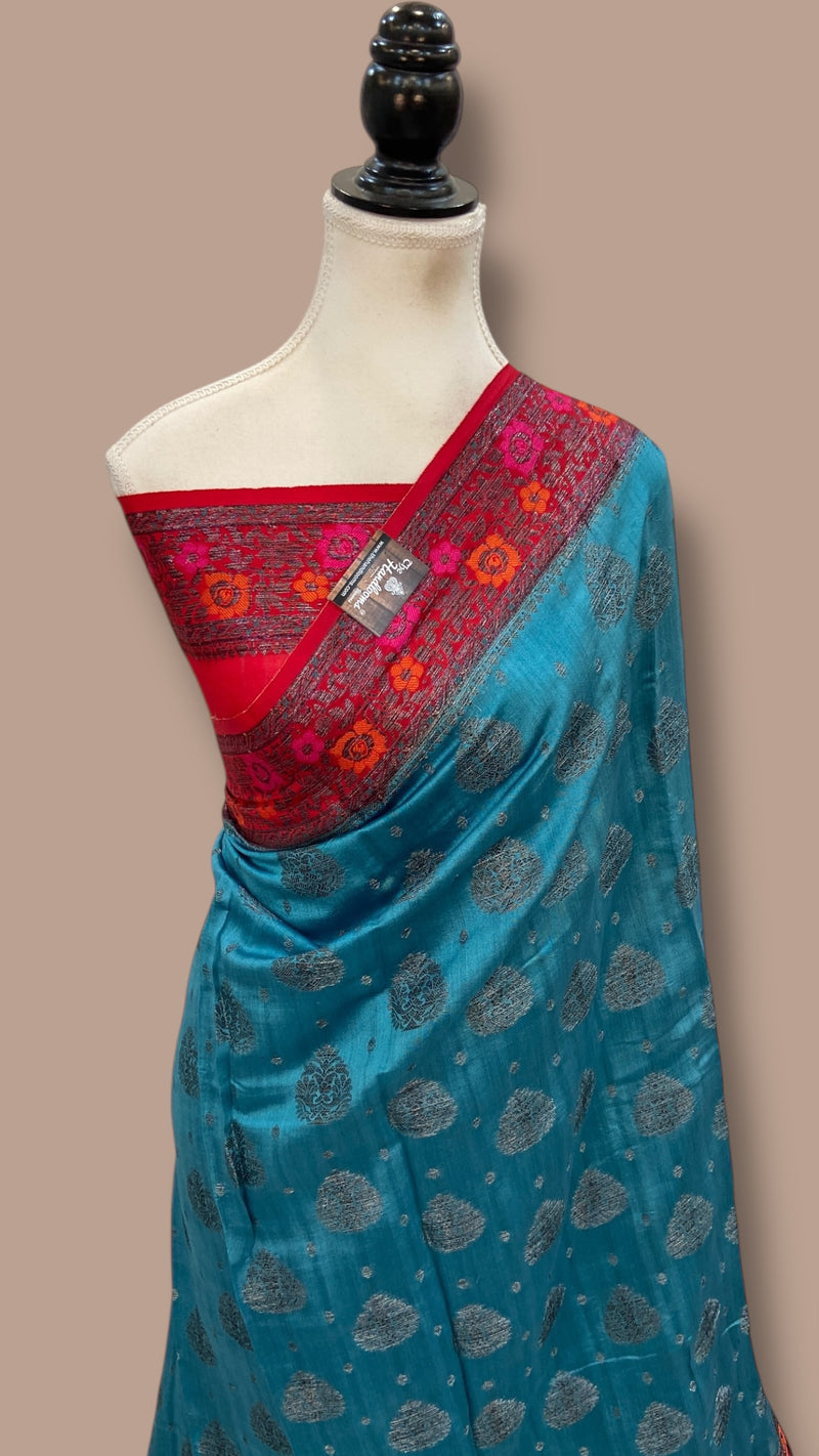 Pure Chiniya Silk Handloom Banarasi Saree - The Handlooms