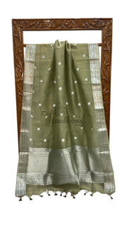 Pure Kora Handloom Banarasi Saree - The Handlooms