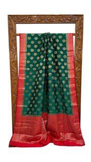 Pure Chiniya Silk Handloom Banarasi Saree - The Handlooms