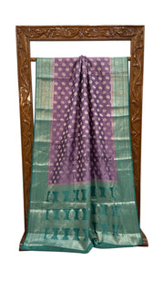 Pure Chiniya Silk Handloom Banarasi Saree - The Handlooms