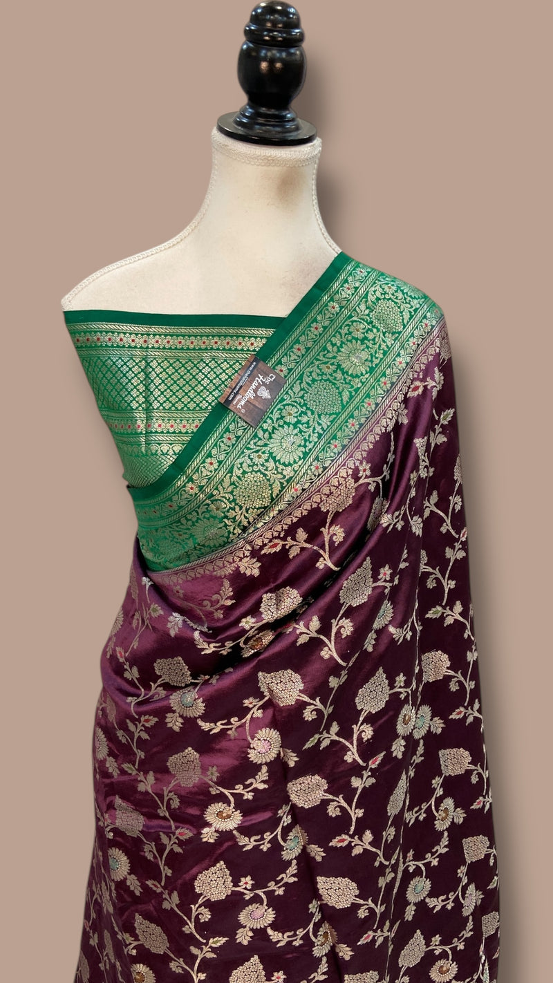 Pure Dupion Silk Banarasi Saree