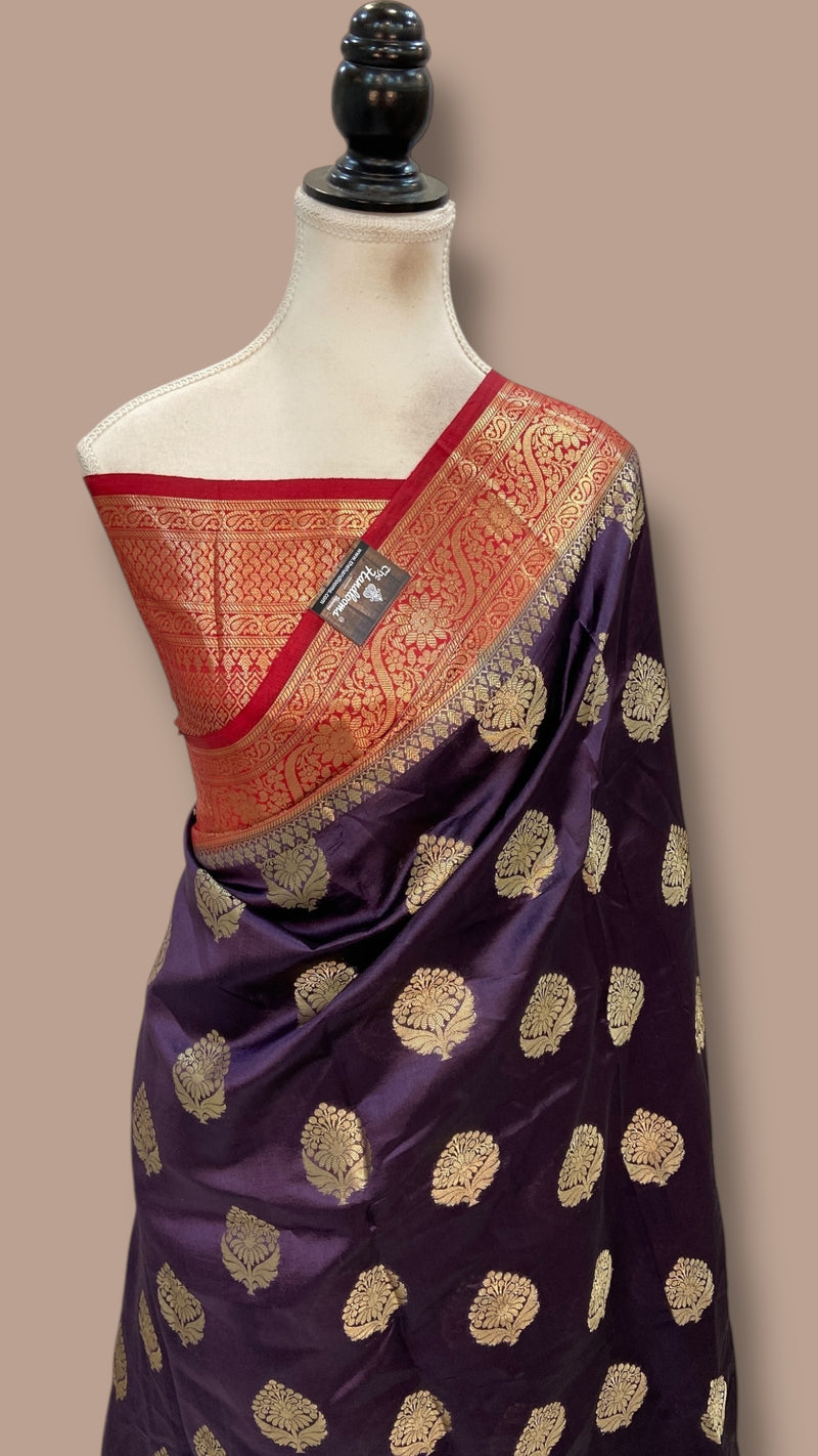 Pure Dupion Silk Banarasi Saree