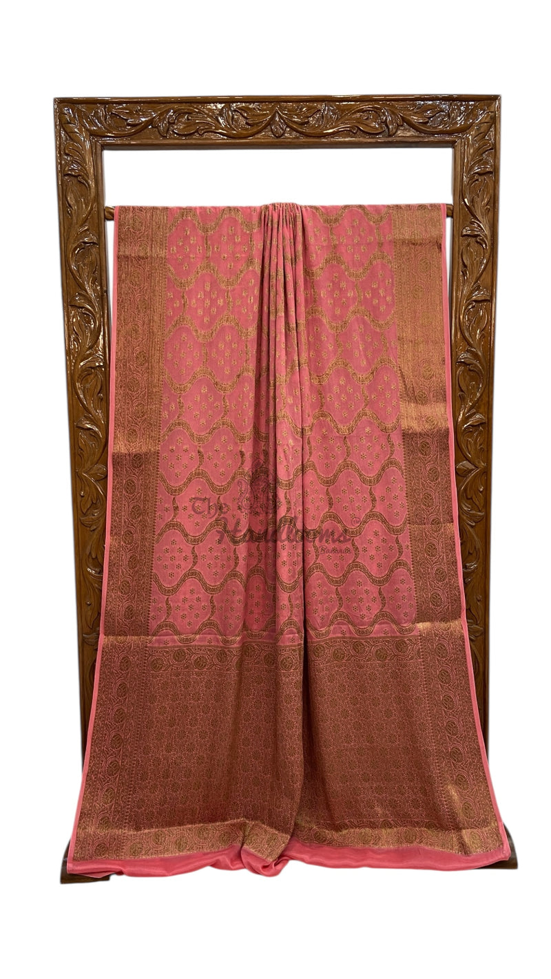 Pure Chiffon Khaddi Banarasi Saree