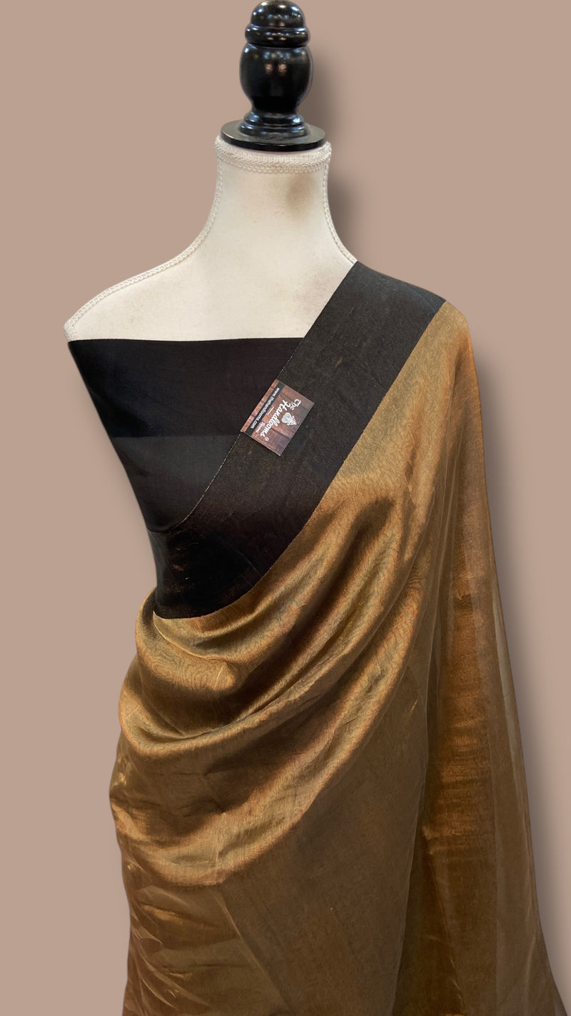 Pure Kora Tissue Handloom Banarasi Saree