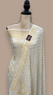 Khaddi Georgette Banarasi Dress material - The Handlooms