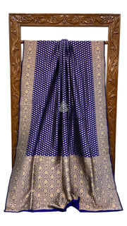 Pure Katan Silk Banarasi Handloom Saree - All over Jaal work - The Handlooms