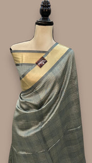 Pure Mango Silk Banarasi Handloom Saree - The Handlooms