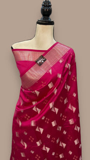 Pure Mango Silk Banarasi Handloom Saree - The Handlooms