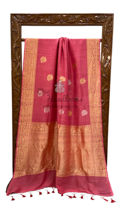 Tussar Georgette Handloom Banarasi Saree