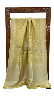 Tussar Georgette Handloom Banarasi Saree - The Handlooms