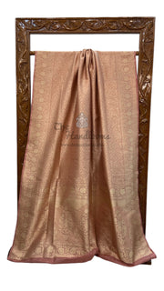 Pure Katan Silk Banarasi Handloom Saree - Tanchui Brocade - The Handlooms