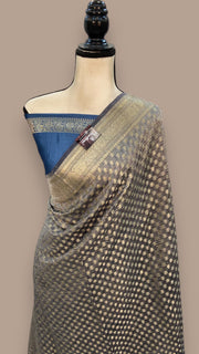Pure Kora Tissue Handloom Banarasi Saree - The Handlooms