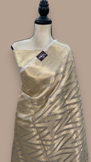 Pure Kora Tissue Handloom Banarasi Saree - The Handlooms