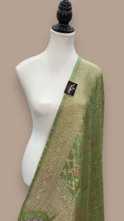 Pure Katan Silk Handloom Dupatta - The Handlooms