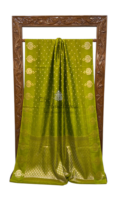 Pure Mango Silk Banarasi Handloom Saree