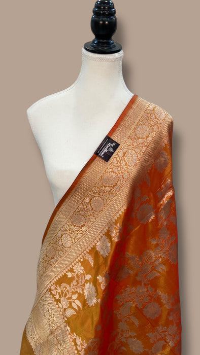 Pure Katan Silk Handloom Dupatta