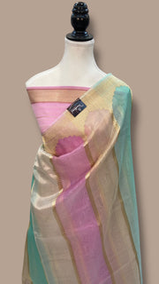 Rangkat Pure Kora Handloom Banarasi Saree - The Handlooms