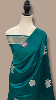 Pure Mango Silk Banarasi Handloom Saree - The Handlooms