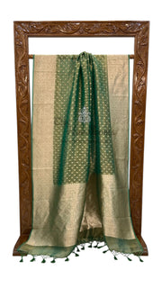 Pure Kora Tissue Handloom Banarasi Saree - The Handlooms