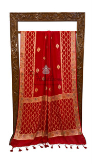 Pure Chiffon Khaddi Banarasi Saree - The Handlooms