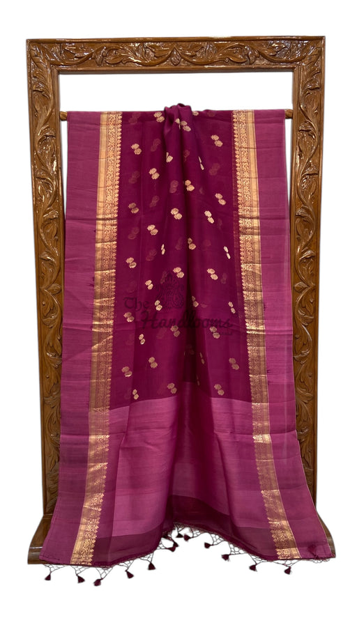 Pure Kora Handloom Banarasi Saree - The Handlooms