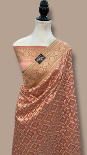 Pure Cotton Tissue Banarasi Handloom Saree - The Handlooms