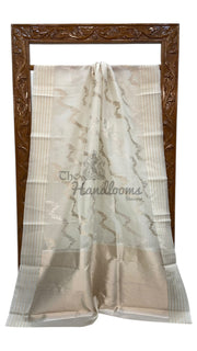 Pure Kora Handloom Banarasi Saree - The Handlooms