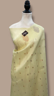 Pure Kora Handloom Banarasi Saree With Sona Roopa Motifs - The Handlooms