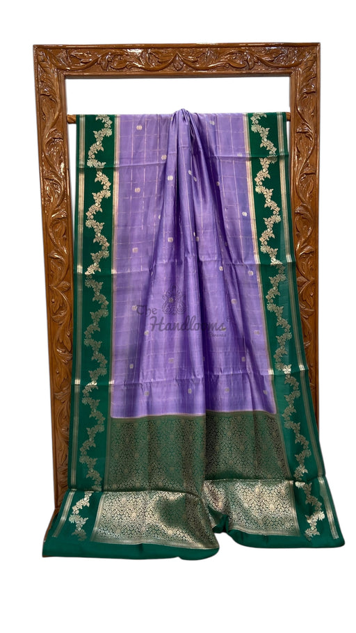 Pure Mango Silk Banarasi Handloom Saree - The Handlooms