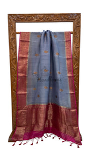 Pure Kora Handloom Banarasi Saree - The Handlooms