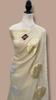 Moonga Georgette Handloom Banarasi Saree - The Handlooms