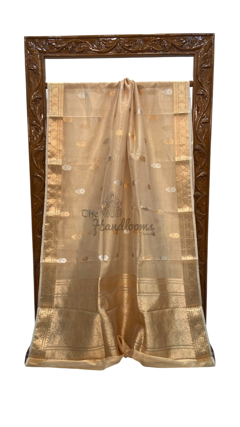 Pure Kora Handloom Banarasi Saree - The Handlooms