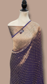 Pure Kora Tissue Handloom Banarasi Saree - The Handlooms